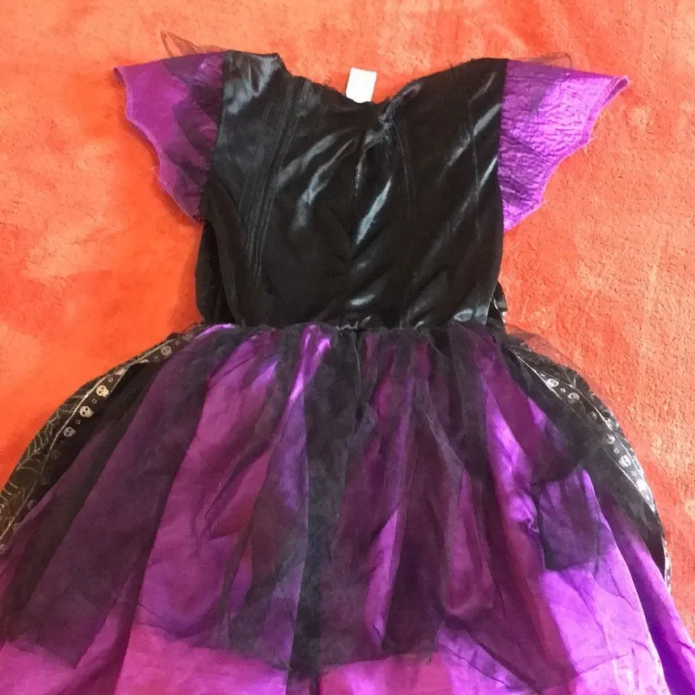 4/$30 Spiders Queen Up Costume Headwear Princess Girl Dress Size 10/12 - Picture 8 of 11
